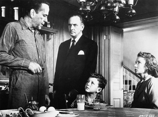 Hodiny zoufalství - Z filmu - Humphrey Bogart, Fredric March, Richard Eyer, Martha Scott