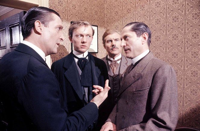 Z archivu Sherlocka Holmese - Stavitel z Norwoodu - Z filmu - Jeremy Brett, Matthew Solon, David Burke, Colin Jeavons