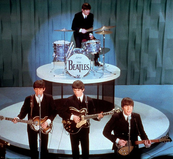 Beatles v USA - Z filmu - Paul McCartney, George Harrison, Ringo Starr, John Lennon