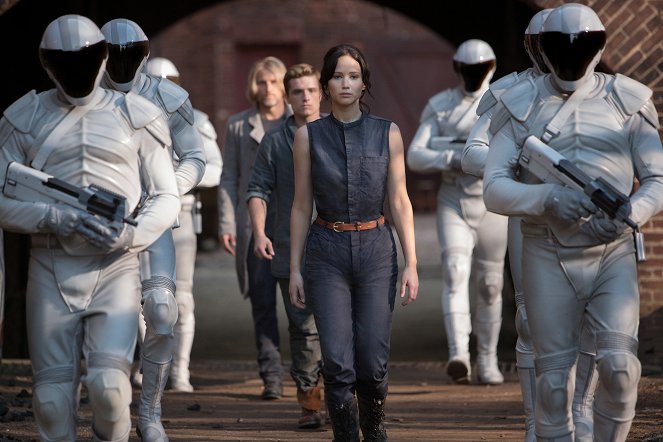 Hunger Games: Vražedná pomsta - Z filmu - Woody Harrelson, Josh Hutcherson, Jennifer Lawrence