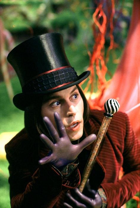 Karlík a továrna na čokoládu - Z filmu - Johnny Depp