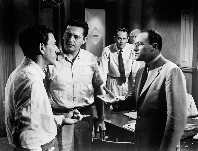 Dvanáct rozhněvaných mužů - Z filmu - Jack Klugman, Edward Binns, Henry Fonda, E.G. Marshall