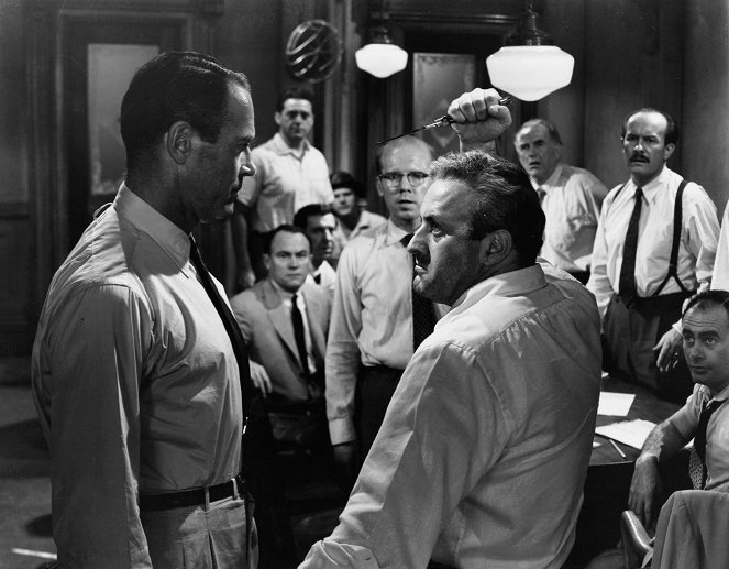 Dvanáct rozhněvaných mužů - Z filmu - Henry Fonda, John Fiedler, Lee J. Cobb, Ed Begley, Jiří Voskovec, Martin Balsam