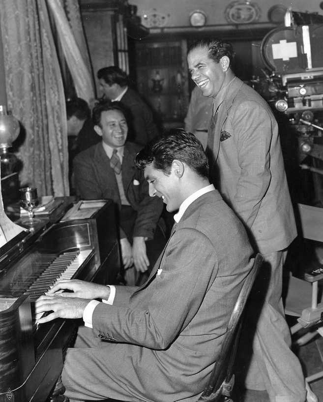 Jezinky a bezinky - Z natáčení - Cary Grant, Frank Capra