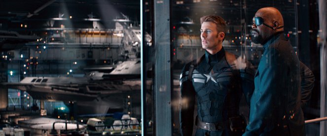 Captain America: Návrat prvního Avengera - Z filmu - Chris Evans, Samuel L. Jackson