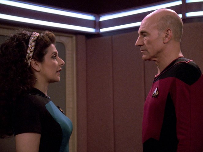Star Trek: Nová generace - Všechno dobré... - Z filmu - Marina Sirtis, Patrick Stewart