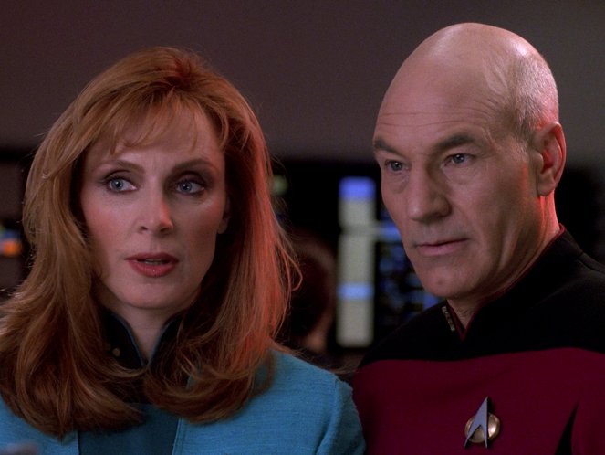 Star Trek: Nová generace - Všechno dobré... - Z filmu - Gates McFadden, Patrick Stewart