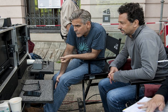 Památkáři - Z natáčení - George Clooney, Grant Heslov