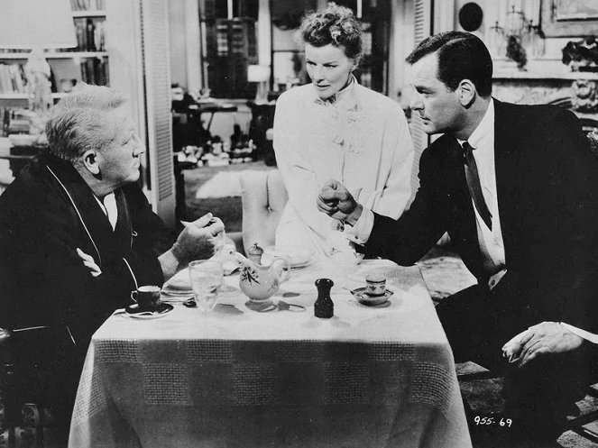 Žena, která všechno ví - Z filmu - Spencer Tracy, Katharine Hepburn, Gig Young
