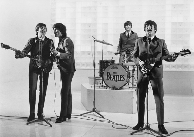 Perný den - Z filmu - Paul McCartney, George Harrison, Ringo Starr, John Lennon