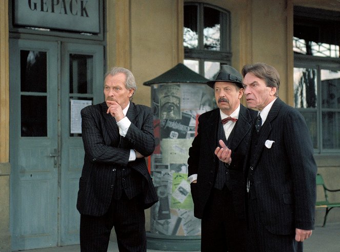 Návštěva staré dámy - Z filmu - Alois Švehlík, Oldřich Vlach, František Němec
