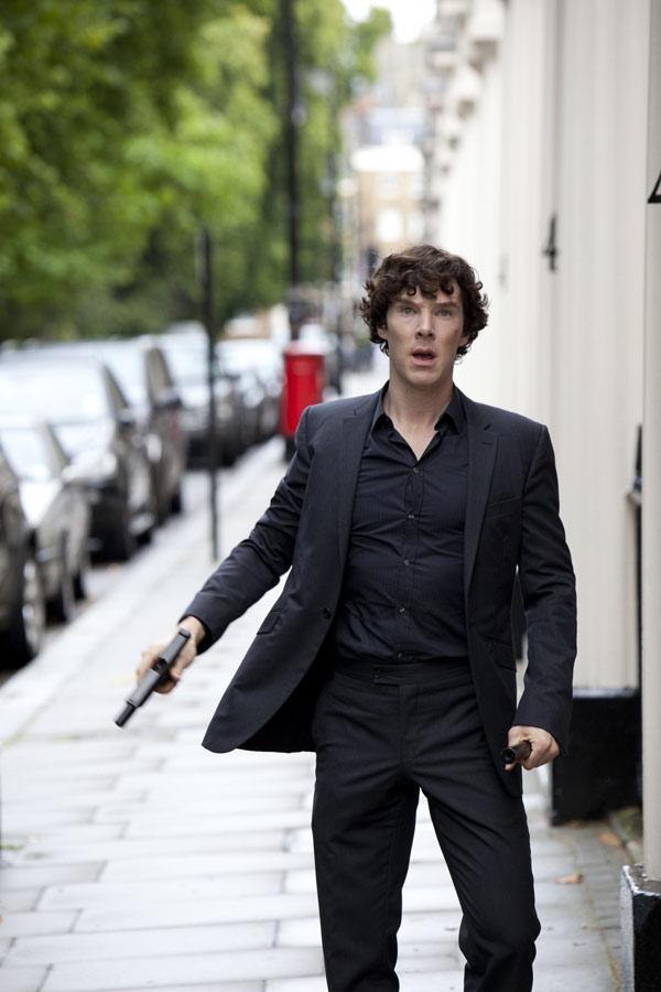 Sherlock - Série 2 - Skandál v Belgravii - Z filmu - Benedict Cumberbatch