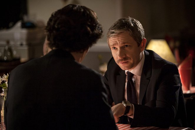 Sherlock - Série 3 - Prázdný pohřebák - Z filmu - Martin Freeman