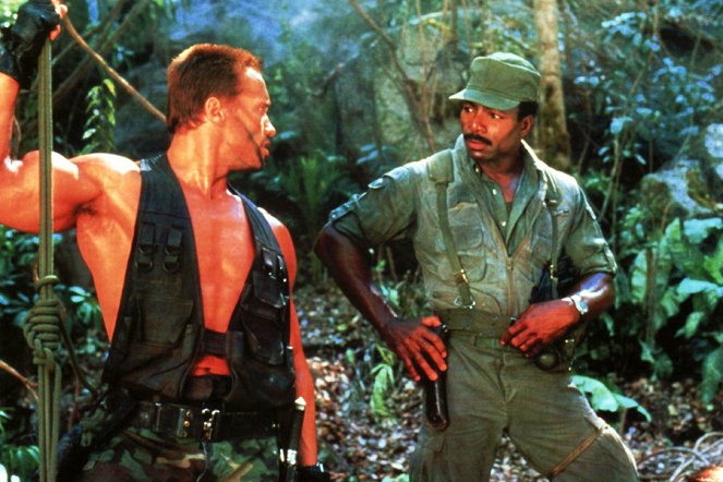 Predátor - Z filmu - Arnold Schwarzenegger, Carl Weathers