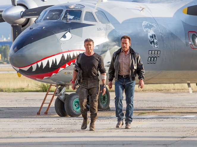 Expendables: Postradatelní 3 - Z filmu - Sylvester Stallone, Arnold Schwarzenegger