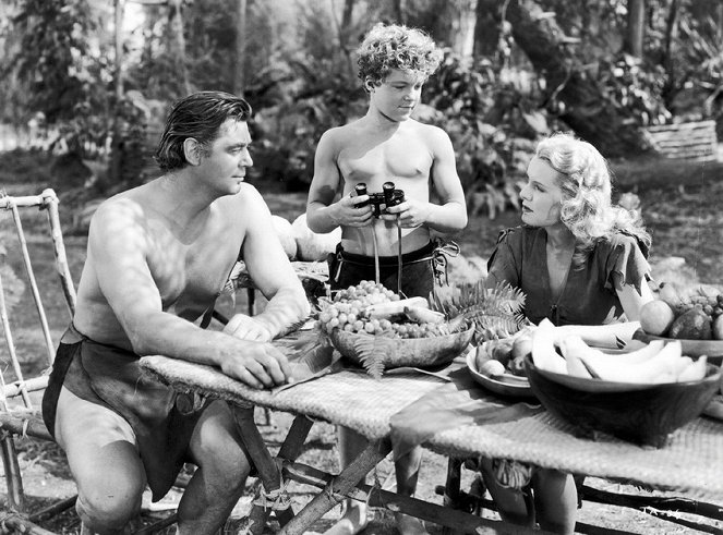 Tarzan and the Amazons - Z filmu - Johnny Weissmuller, Johnny Sheffield, Brenda Joyce