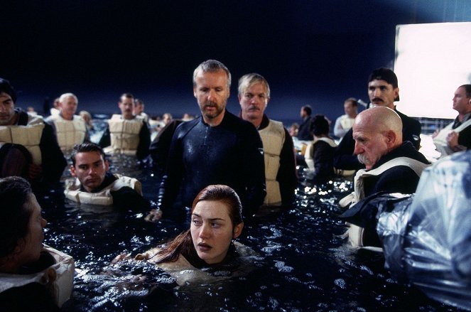 Titanic - Z natáčení - Kate Winslet, James Cameron