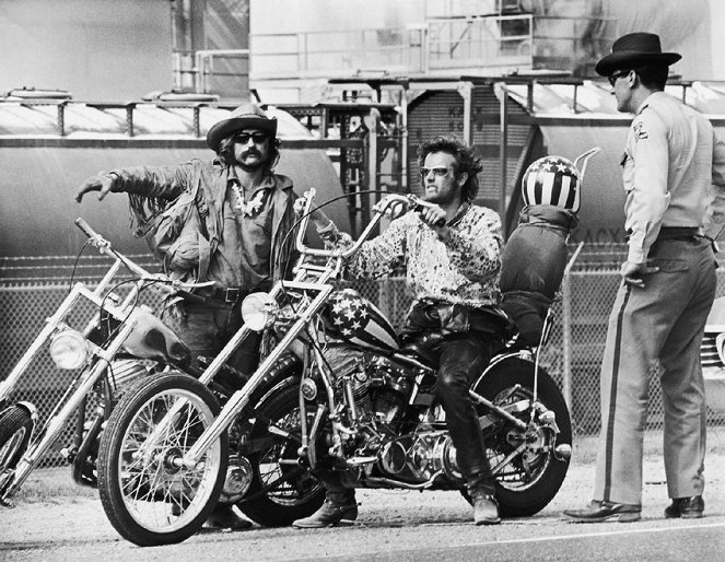 Bezstarostná jízda - Z filmu - Dennis Hopper, Peter Fonda