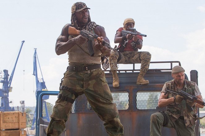 Expendables: Postradatelní 3 - Z filmu - Terry Crews, Wesley Snipes, Randy Couture