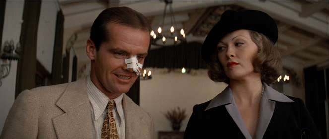 Čínská čtvrť - Z filmu - Jack Nicholson, Faye Dunaway