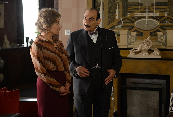Agatha Christie's Poirot - Sloni mají paměť - Z filmu - Zoë Wanamaker, David Suchet