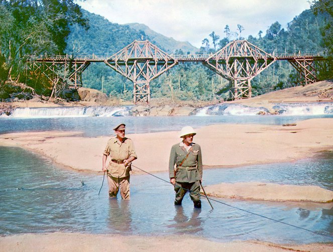 Most přes řeku Kwai - Z filmu - Alec Guinness, Sessue Hajakawa