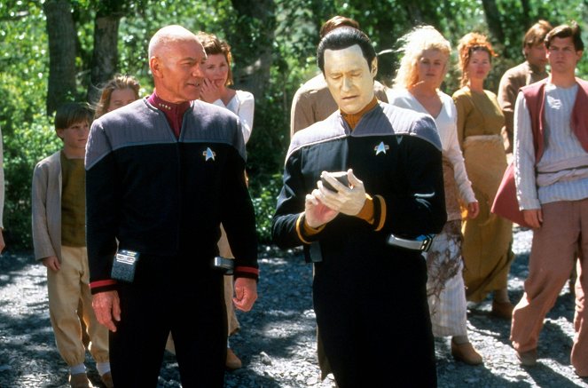 Star Trek IX: Vzpoura - Z filmu - Patrick Stewart, Brent Spiner