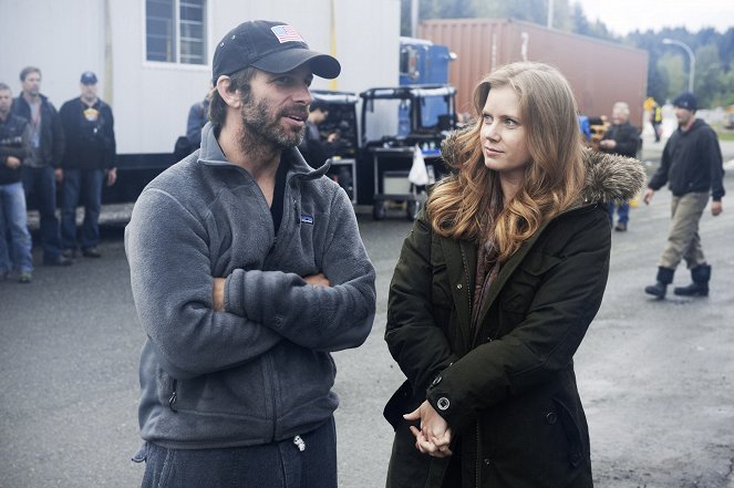 Muž z oceli - Z natáčení - Zack Snyder, Amy Adams