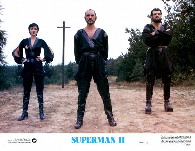 Superman 2 - Fotosky - Sarah Douglas, Jack O'Halloran, Terence Stamp
