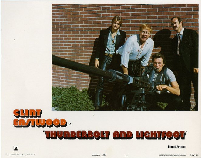 Thunderbolt a Lightfoot - Fotosky - Jeff Bridges, George Kennedy, Clint Eastwood, Geoffrey Lewis