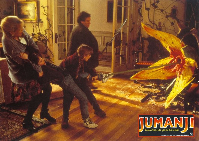 Jumanji - Fotosky - Bonnie Hunt, Bradley Pierce, Kirsten Dunst, Robin Williams