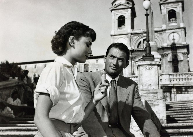 Prázdniny v Římě - Z filmu - Audrey Hepburn, Gregory Peck