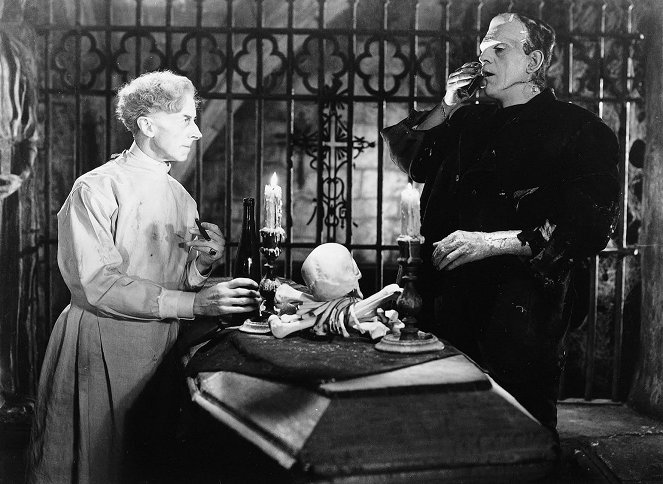 Frankensteinova nevěsta - Z filmu - Ernest Thesiger, Boris Karloff