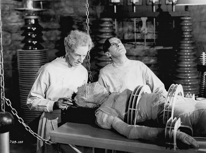 Frankensteinova nevěsta - Z filmu - Ernest Thesiger, Colin Clive