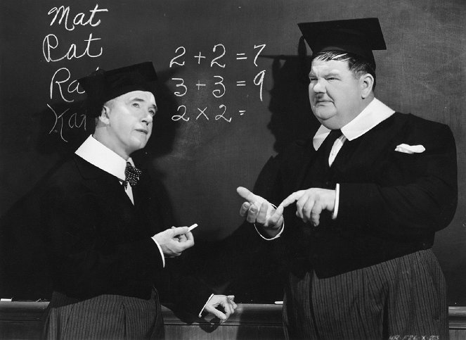 Laurel a Hardy studují - Z filmu - Stan Laurel, Oliver Hardy