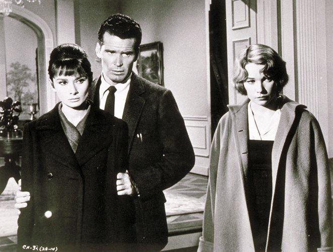 Audrey Hepburn, James Garner, Shirley MacLaine