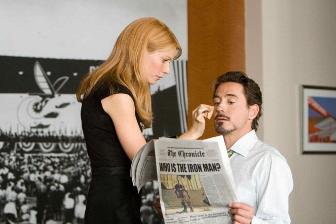 Iron Man - Z filmu - Gwyneth Paltrow, Robert Downey Jr.
