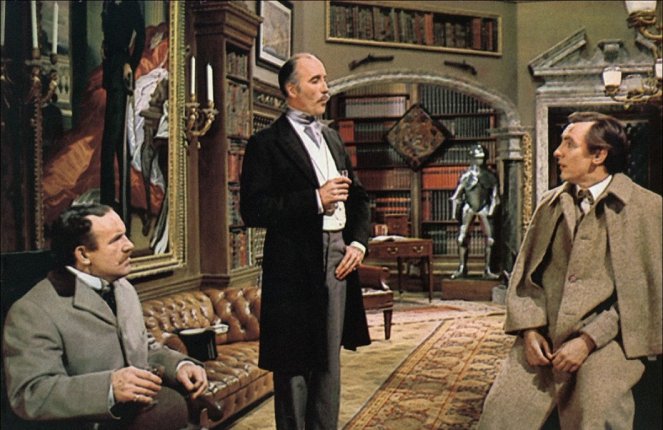 Soukromý život Sherlocka Holmese - Z filmu - Colin Blakely, Christopher Lee, Robert Stephens