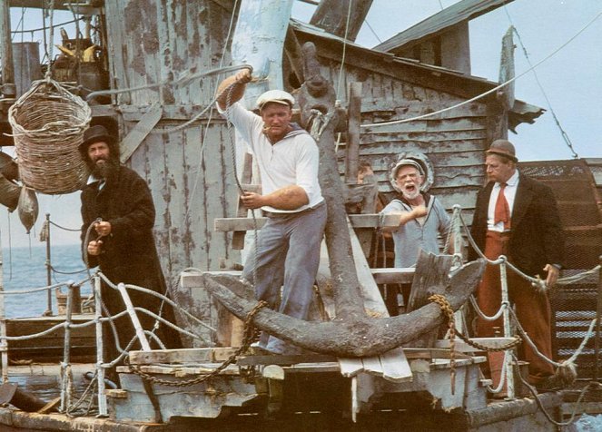 Pepek námořník - Z filmu - Richard Libertini, Robin Williams, Ray Walston, Paul Dooley