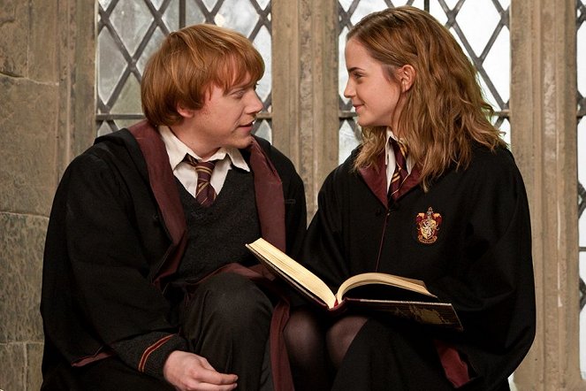 Harry Potter a Polovičný princ - Z filmu - Rupert Grint, Emma Watson