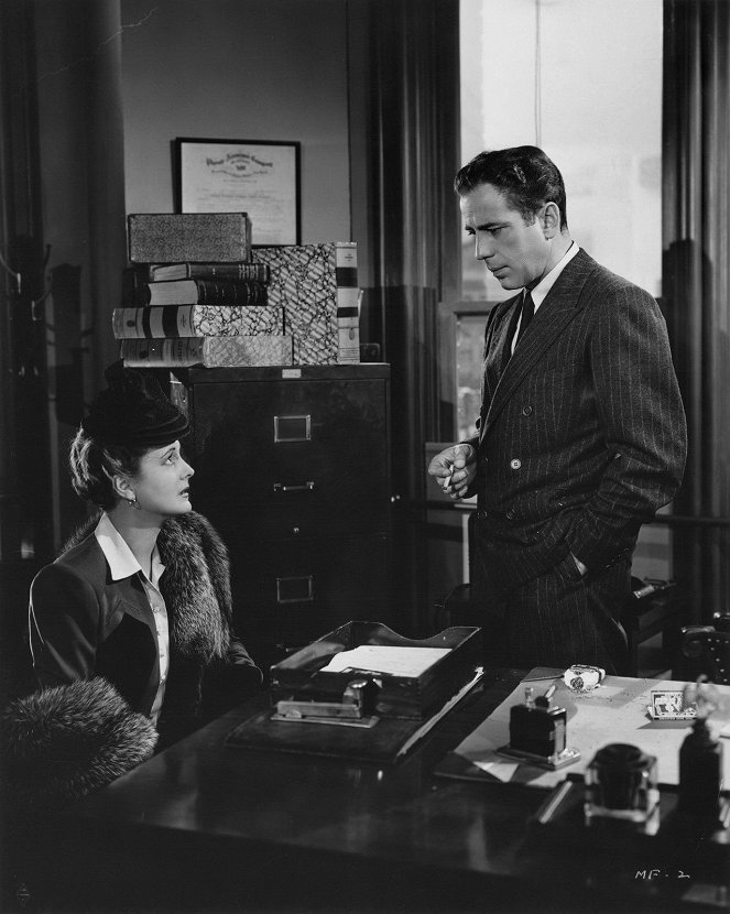 Maltézský sokol - Z filmu - Mary Astor, Humphrey Bogart