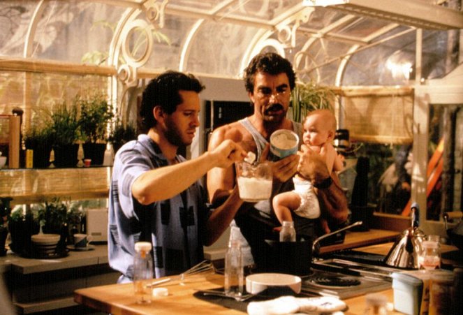 Tři muži a nemluvně - Z filmu - Steve Guttenberg, Tom Selleck
