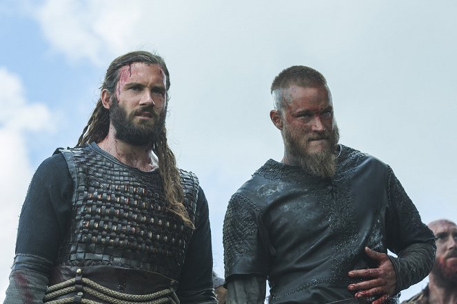 Vikingové - Série 3 - Osud bojovníka - Z filmu - Clive Standen, Travis Fimmel