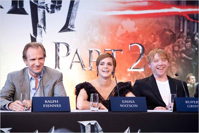 Harry Potter a Relikvie smrti - část 2 - Z akcí - Ralph Fiennes, Emma Watson, Rupert Grint