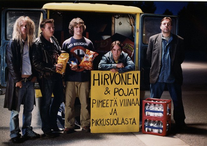 Perly a svině - Z filmu - Jimi Constantine, Timo Lavikainen, Unto Helo, Mikko Leppilampi, Pekka Valkeejärvi