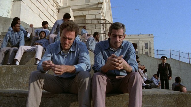 Útěk z Alcatrazu - Z filmu - Clint Eastwood, Larry Hankin