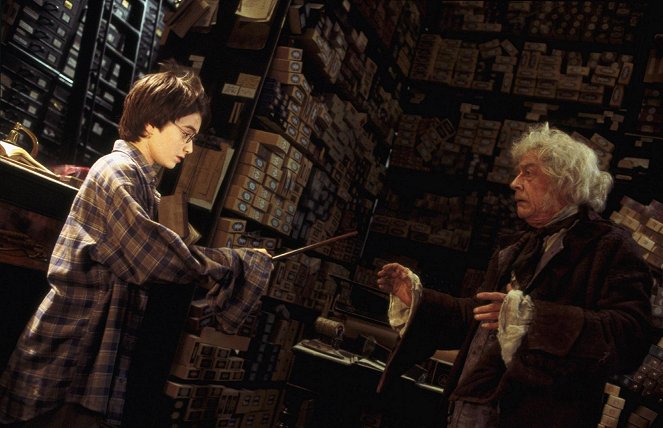 Harry Potter a Kámen mudrců - Z filmu - Daniel Radcliffe, John Hurt