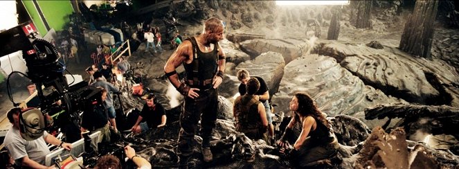 Riddick: Kronika temna - Z natáčení - Vin Diesel, Alexa Davalos