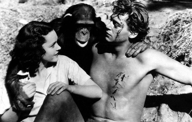 Tarzan, syn divočiny - Z filmu - Maureen O'Sullivan, Johnny Weissmuller