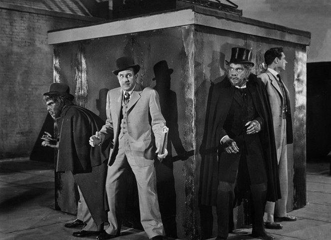 Abbott a Costello potkávají dr. Jekylla a pana Hydea - Z filmu - Lou Costello, Bud Abbott, Boris Karloff, Craig Stevens